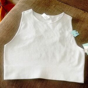 DSG Women's High Neck Brami. Low support bra. Light Heather grey. Size M. NWT